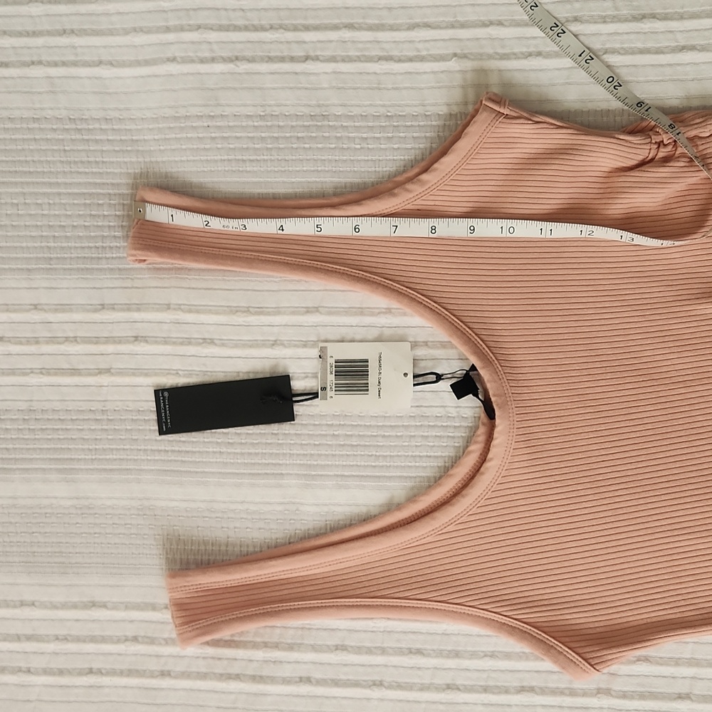 The Range Alloy Rib Cinched Midi Dress in Dusty Desert size S - Picture 13 of 17